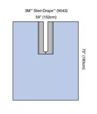 Slitslakan Steri-Drape 150 x 183cm Slits 7 x 70cm / 30