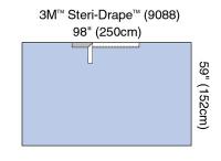 Op-Lakan 3M Steri-Drape Häftande 150 x 250cm / 25