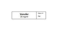 Etikett Venofer 20mg/ml 12 x 50mm / 500