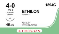 Ethilon Sutur 4-0 PC-5 45cm Svart / 12