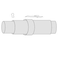 Slang/Kameraskydd Barrier Steril 8 x 120cm / 30