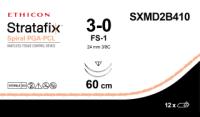 Stratafix PGA-PCL 3-0 FS-1 30cm Ofärgad / 12