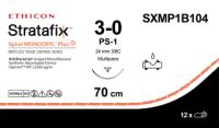 Stratafix Monocryl 3-0 PS-1 70cm Ofärgad / 12
